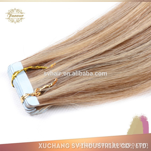 high quality tape human remy hair extension from chinese factories! remy russian hair double drawn tape hair extensions